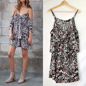 NWT Fifth Label Shift Floral Cold Shoulder Dress